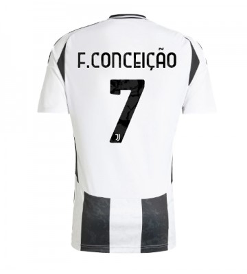 Juventus Francisco Conceicao #7 Primera Equipación 2024-25 Manga Corta